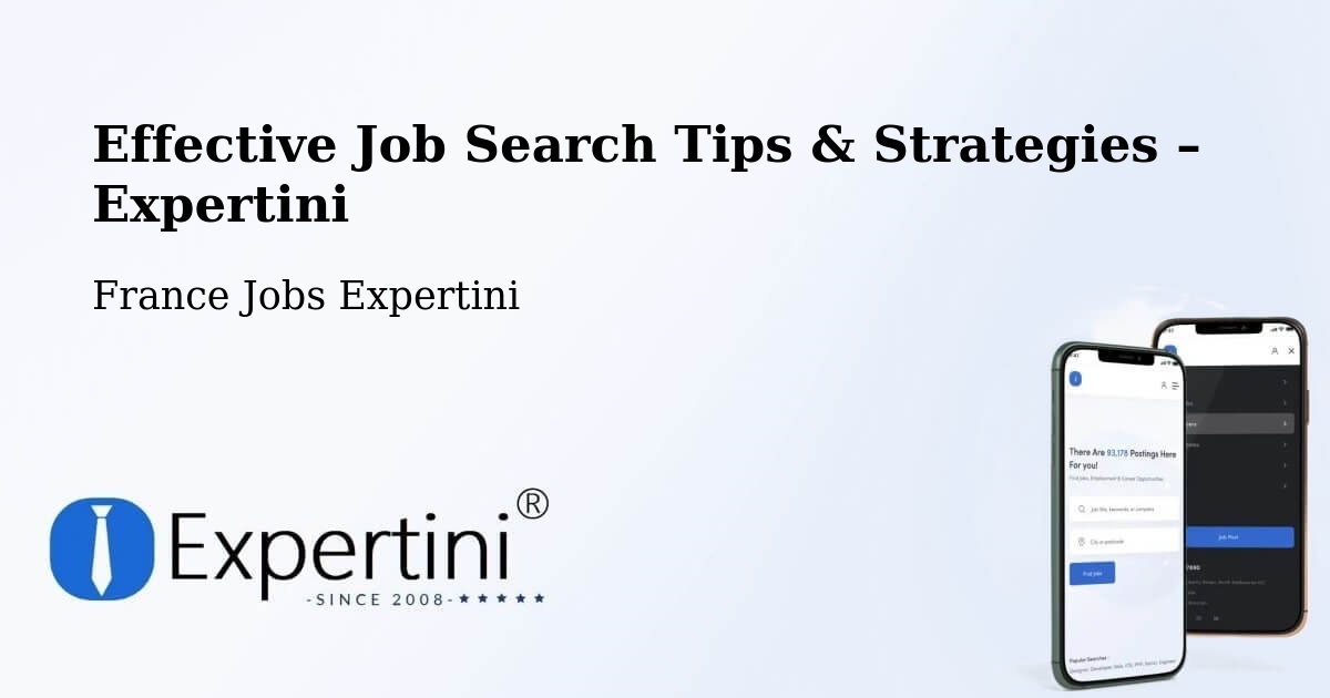 Job Search Tips & Strategies for Job Seekers – Daumeray - Daumeray, France Jobs Expertini